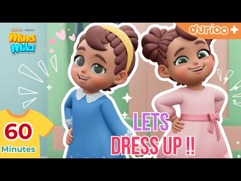 👗 Kids Cartoon | Mina & Mila 🎞️Dress Up! | From the Makers of Omar & Hana | Durioo+