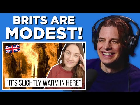 American Reacts to Why Brits Understate and Americans Exaggerate!