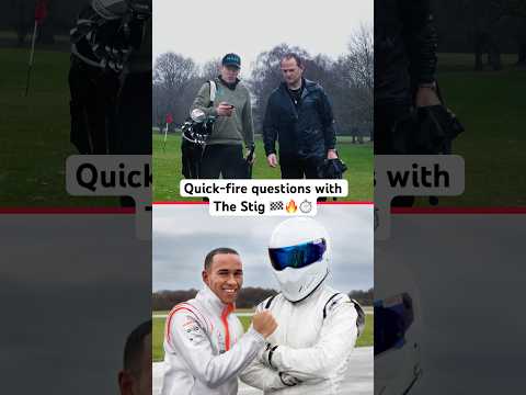 Quick-fire questions with THE STIG! #topgear #thestig #f1 #formula1