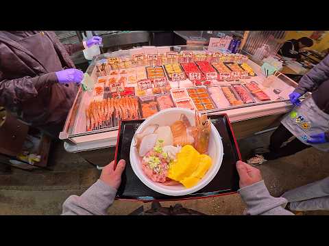 D.I.Y. Sushi Bowl at a Fish Market in Japan