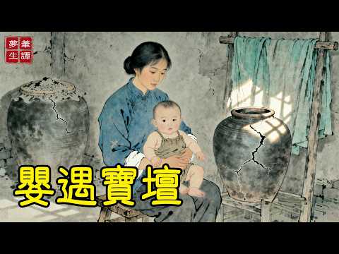 分家時，寡母只分得婆婆留下的一口裂了縫的舊泡菜壇。她用以儲水，水卻終日清甜。嬰兒夏日生痱子，以此水擦洗，一夜即消，方知是能「清水」的古陶！#故事#民間傳說#奇遇#報恩#原創故事