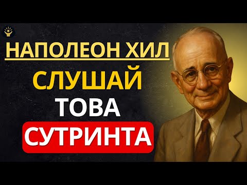 АКО ЧУЕШ ТОВА СУТРИНТА, УНИВЕРСУМЪТ ЩЕ ТЕ ПРЕНАСОЧИ | Наполеон Хил