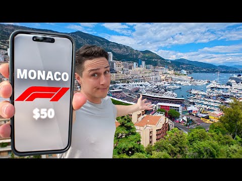 I bought the CHEAPEST ticket at the Monaco F1 race