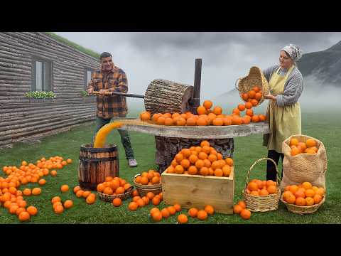 Tender Lamb Soaked in Fresh Orange Juice! Ancient Squeezing Method