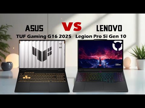 Asus TUF Gaming F16 vs Lenovo Legion Pro 5i Gen 10 (2025) - spec review & comparison
