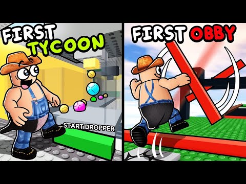 Playing the FIRST Roblox games EVER