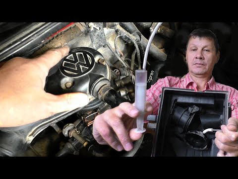 Троит? Как проверить заслонку горячий холодный моновпрыск Пассат Б3