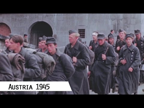 Austria in May 1945 in color and HD (Gramastetten and Linz)
