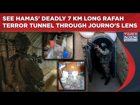Watch: IDF Takes Journo Inside Hamas 7KM Hotbed With 8 Rooms| Exclusive Gaza Terror Tunnel Video Out