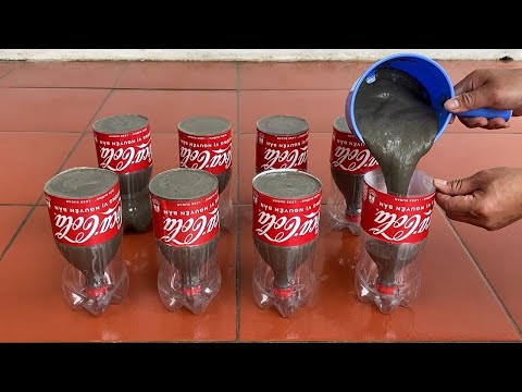 Pour cement into a plastic bottle and see what most people don't even imagine happens!