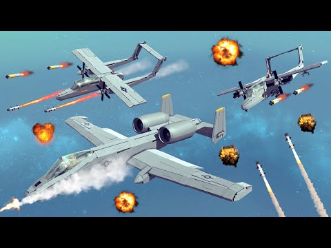 Air vs Ground Combat #7 | Besiege