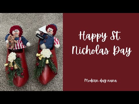 Thrifted Dutch Clogs Turned Christmas Shoes | St. Nicholas Day DIY Makeover