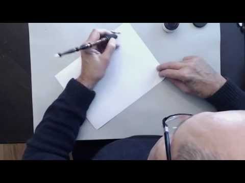 Master Penman John DeCollibus: Basic tips for Left-Handed Calligraphers
