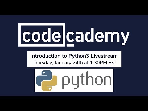 Learn Python 3 with Codecademy!