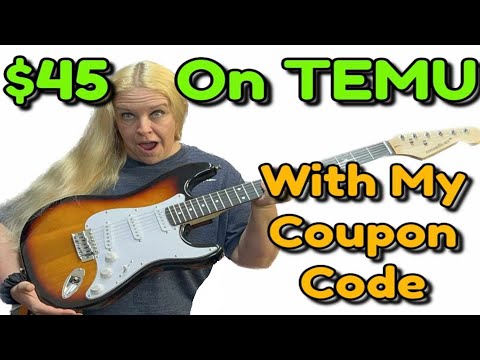 ARE TEMU GUITARS ANY GOOD? EVERYTHING Is %50 Off With My Coupon Code So Let's Find Out!