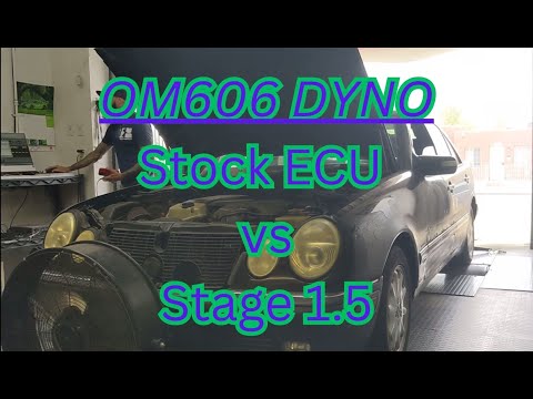 OM606 Dyno: Stock vs Stage 1.5 ECU
