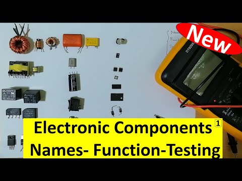 Electronic components names, functions, testing part 1, SMD components pictures and symbols