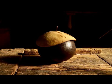 Calm Carving | Making a Sculptural Lidded Tea Ceremony Cup From Wood And Hand Tools - Entire Process