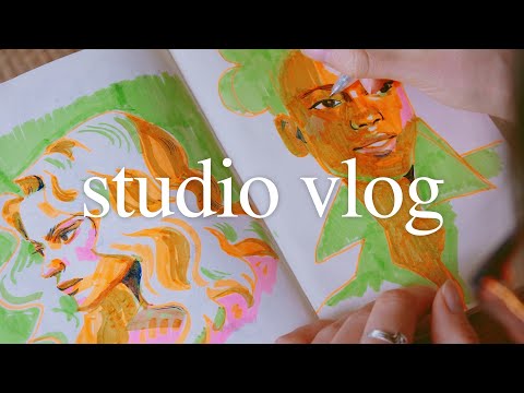 Finishing my sketchbook 2 years later