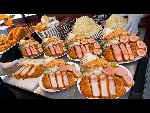 CRAZY JUICY Legendary Tonkatsu!! 3 Must-Eat Korean Pork Cutlet | ASMR COOKING