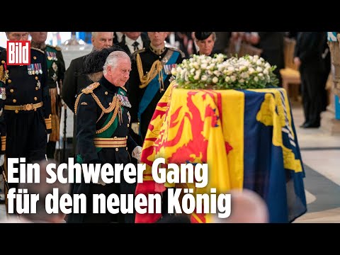 Abschied von Queen Elizabeth II.: Prozession und Gedenkgottesdienst in Edinburgh (Schottland)