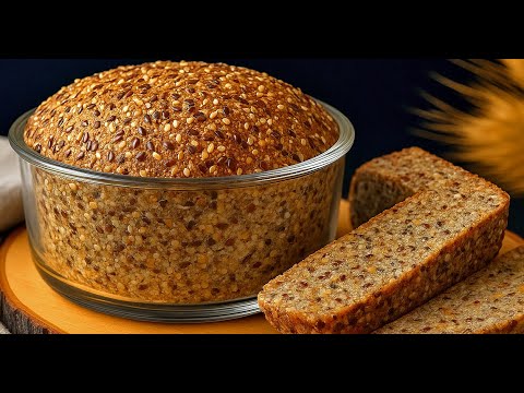 Healthy Bread from 2 Ingredients! I eat them almost every day and have lost 10 kg in a month!