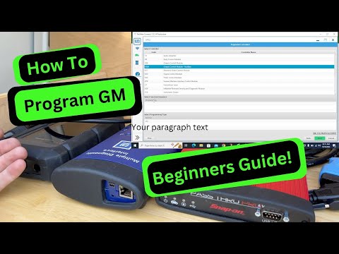 How To Start Programming with GM SPS2