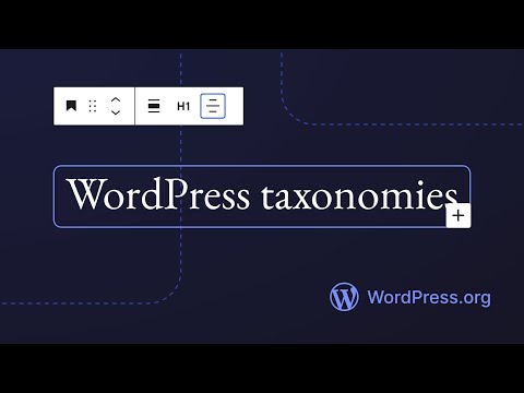 WordPress taxonomies