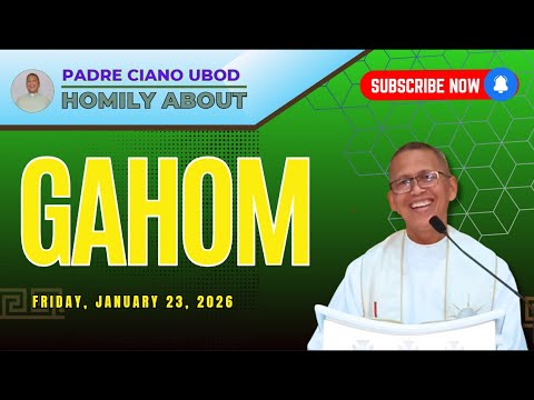 Fr. Ciano Homily about GAHOM - 1/23/2026
