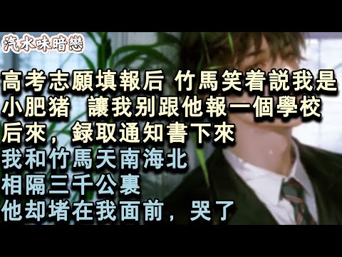 【青春限定】高考志願填報後。竹馬笑著說我是小肥豬，讓我別跟他報一個學校。後來，錄取通知書下來，我和竹馬天南海北，相隔三千公里。他卻堵在我面前，哭了。#小說 #言情 #故事