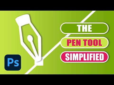 How to use the pen tool in Photoshop - EASY TUTORIAL