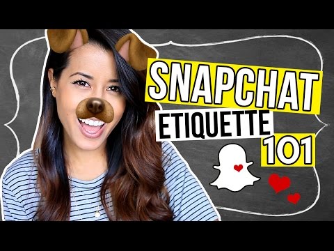 HOW TO USE SNAPCHAT: Do’s & Don’ts // Tips & Tricks | Ariel Hamilton