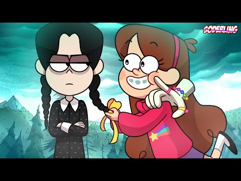 Уэнсдей в "Гравити Фолз" - Все Пасхалки на "Семейку Аддамс" в Мультсериалах!