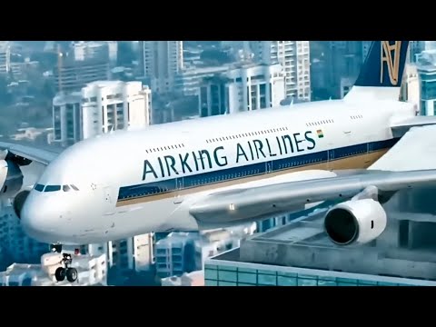 AirKing Airlines Flight 101 - Landing Animation
