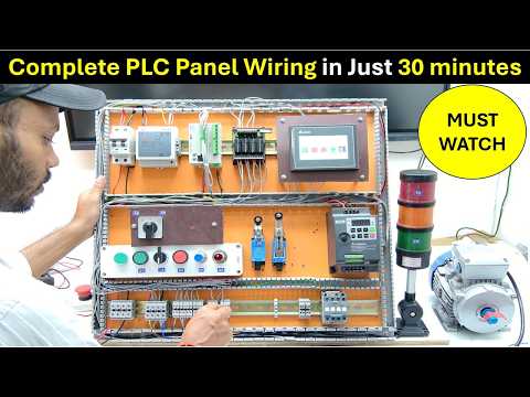PLC Panel Wiring | How to Design PLC Panel | PLC Panel Kya Hota Hai | plc control panel wiring |