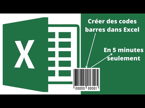 Comment créer des codes à barres dans Excel ?