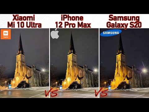 iPhone 12 Pro Max VS Xiaomi Mi 10 Ultra VS Samsung Galaxy S20 Camera Comparison!