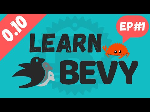 Learn Bevy 0.10 - EP1 - Intro Tutorial to Bevy Game Engine Entity Component System and Queries