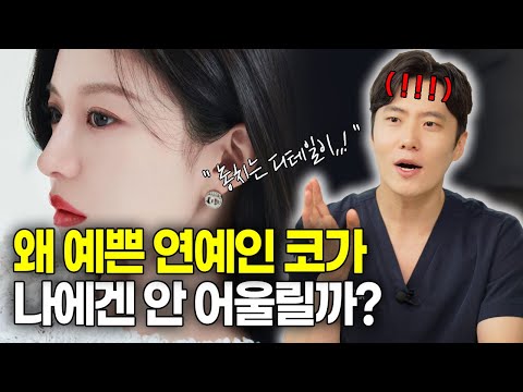 코수술 상담 전 레퍼런스 이것만 보고 가세요 (여자 연예인 코분석)