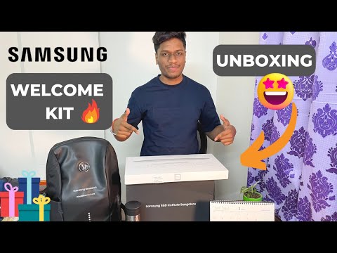 😍 Unboxing the SAMSUNG Onboarding Kit | Which Laptop did Samsung Send me ? | Laptop 🔥