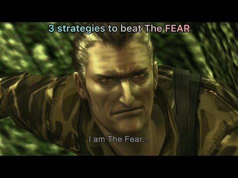3 strategies to beat The FEAR boss fight | Metal Gear Solid 3 SNAKE EATER
