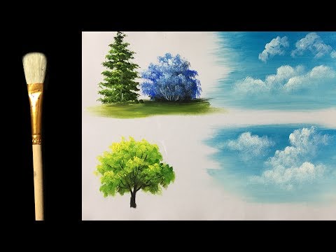 My Cloud Acrylic Brushe - Acrylic lesson