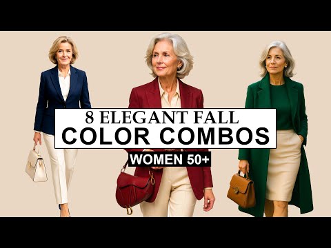 8 Fall Color Combinations That Make Women 50+ Look Expensive ✨