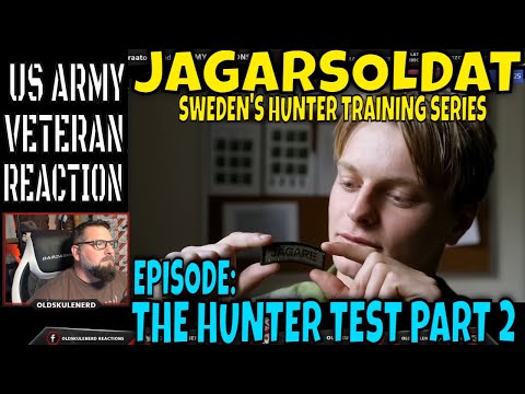 Jägarsoldat 16 THE HUNTER TEST PART 2 | OLDSKULENERD REACTION | Sweden's Hunter Training Series