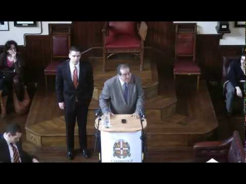 Justice Antonin Scalia | The Cambridge Union