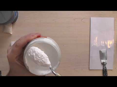 Как самому загустить акрил для работы мастихином