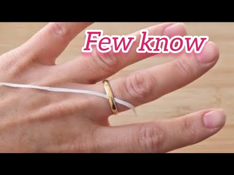 A doctor showed me  how to remove the ring that was stuck on my finger