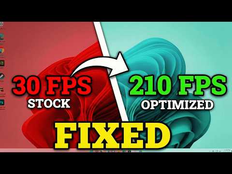 Stop Using Stock Windows 11. (It's Stealing Your FPS)