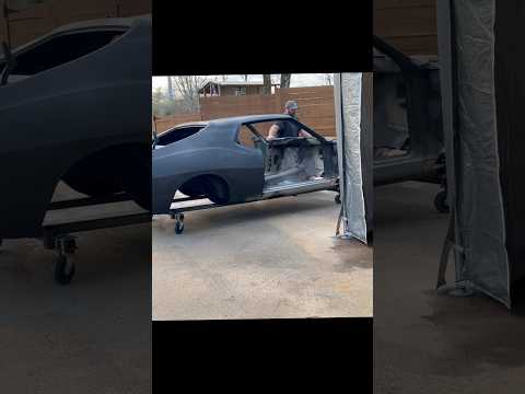 Car moved inside before the Ice storm cometh