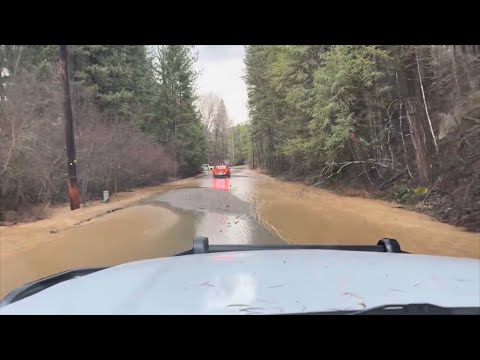 Flooding video near Libby